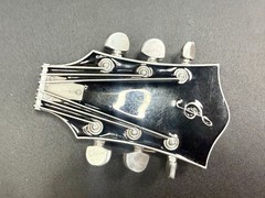 Guitar Head Stack Tuning Keys Black Enamel Cutout Belt Buckle by Jean&rsquo;s Friend