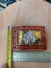 Western Buckle HorseShoe Silver Gold Red Horse Head Cowboy 2 » Hebillas Vaqueras