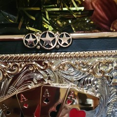 Four Aces Western Belt Buckle Poker Cards Cowboy Buckle Fashion Rodeo Jeans