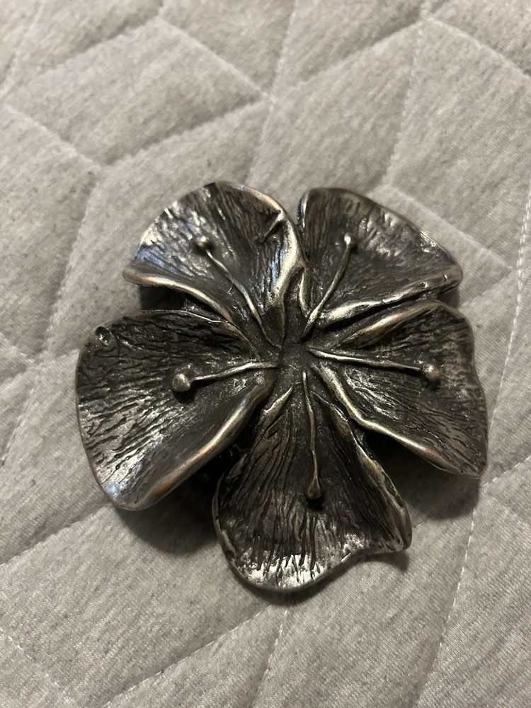 Hibiscus Belt Buckle