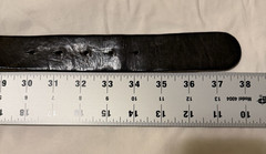 Diesel Vintage Black Leather Belt Buckle Belt Size 85 / 34&Prime;