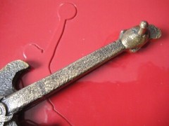 Vintage Retro 1985 3-D Enamel Electric Guitar Belt Buckle – Serial Number 1448