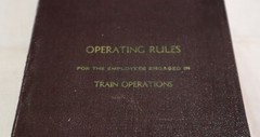 Kennecott Copper Mine LOT | *Vintage* Belt Buckle Train Operating Rules Contract