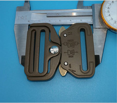 Men Military Metal Belt Buckle Tactical Nylon Rescue Rigger Belt Buckle 38/45MM
