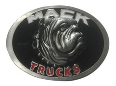 Mack Trucks 3D Design Metal/Enamel Belt Buckle