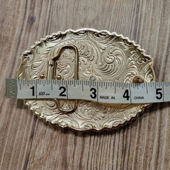 Saint jude San Judas Western belt Buckle Rose Tone Silver Heavy Zinc Alloy Oval