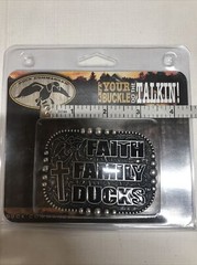 NEW Montana Silversmith Duck Commander ~ Faith Family Ducks Belt Buckle