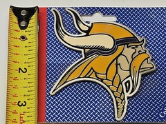Vintage 2004 Great American Products Minnesota Vikings NFL Belt Buckle New