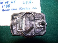 Vietnam Veteran Belt Buckle by Great American Buckle Co.