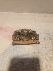 Vintage HARLEY DAVIDSON belt buckle H-411 1991 Baron USA Hog Toys Rare