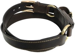 Double Ring with Pouch Leather Hobble Belt Chestnut NEW – All Sizes