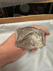 1975 Wyoming Studio Art Works Belt Buckle Jim&rsquo;s Dream