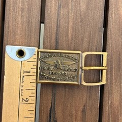 American Bowling Congress League Award Belt Buckle 1959-60 Average Brass