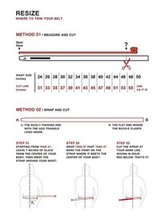 Nelbons Men&rsquo;s Ratchet Belt Strap Only 35mm 1 130CM/UP TO Waist:44&Prime;, White