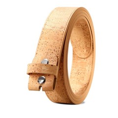 Corkor Belt No Buckle Men Women One Piece Width – 1 1/2&Prime; – (38mm), Beige