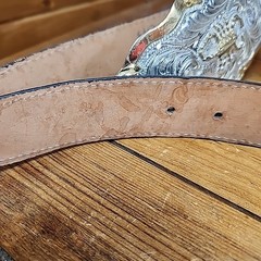 Scorpion Buckle Western Cowboy Style Hebilla Alacrán Vntg Silverplated