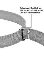 4 Pcs Kids Buckle Belt Kid Adjustable Elastic Belt Boy Stretch Belt for