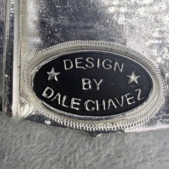 Vintage Western Buckle Norco Rangers Headline 2015 Signed Dale Chavez
