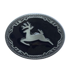 Deer Animal Belt Buckle Western Cowboy Native American Motorcyclist (DER-06)