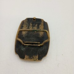 Firefighter 1910 Seagrave Fire Truck Belt Buckle Solid Brass BTS Made USA