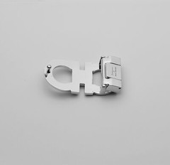 Salvatore Ferragamo Alloy Belt Buckle for 34-35mm leather strap – Sliver