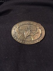 Cast Bronze Remington Park Centennial Belt Buckle 3.5&Prime;X2.5&Prime;