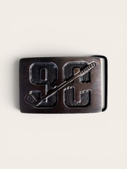 Vintage Golf Metal Belt Buckle « 90 » with Golf Club | Sports Buckle (3&Prime; x 2&Prime;)