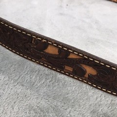 BRAZOS JOE Vintage Hand Crafted Western Leather Champion Series 46161 Size 42