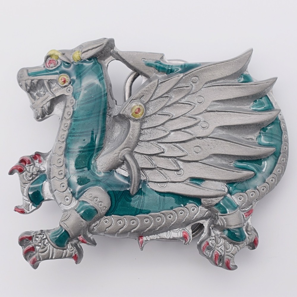 Robotic Dragon Scifi Alien Steampunk Novelty Gift Belt Buckle (New)