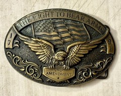 Montana Silversmiths Belt Buckle Soaring Eagle Arms Attitude A877
