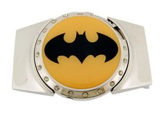 4 Pcs Belt Buckles Lot Vintage Belt Buckle w Lighter Batman Superman Captain USA