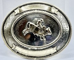 COMSTOCK GERMAN SILVER BELT BUCKLE (P10023945)