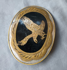 Flying Eagle Metal Belt Buckle 3.5&Prime; x 2.5&Prime; (For 1.5&Prime; Wide Belt)