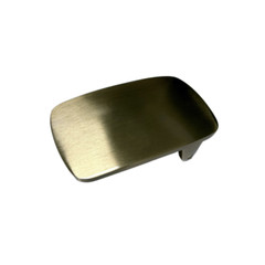 Solid Brass Rectangle Blank Belt Buckle BS019