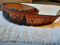 The Great American Buckle Co. USA Truckering Belt 36 In Buckles1980~Serial #234