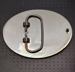 North American Hunting Club Life Member Buckle Silver Gold Tone