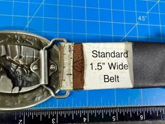 Horse Head and Saddle Enamel Rodeo Cowboys Cowgirls Dimensional Belt Buckle