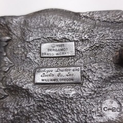 Vintage 1981 Bergamot Brass Works Montana Is What America Was Belt Buckle C-20