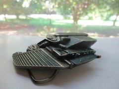 Vintage 1980 The Chicago Belt Buckle Company Serial Number J240 Made in the USA