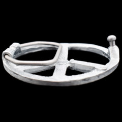 Peace Sign Hippie Flower Child Love Belt Buckle (new)