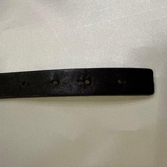 GUCCI Pre-Owned Vintage Leather Belt Black Gg Logo