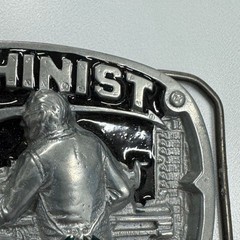 Machinist Belt Buckle Metal Working Lathe Machine Operator Gift Reissue