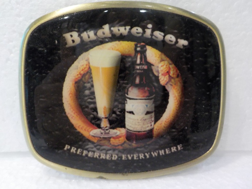 2010 Limited Ed. Budweiser Preferred Everywhere Belt Buckle Fits up to 1.5&Prime; Belt