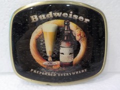 2010 Limited Ed. Budweiser Preferred Everywhere Belt Buckle Fits up to 1.5&Prime; Belt