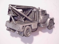 TOW TRUCK Belt Buckle 1981 Made in USA New Never used Vintage Made in USA