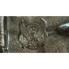 Article II The Right To Keep & Bear Arms Belt Buckle Eagle Shield Arrow USA Guns
