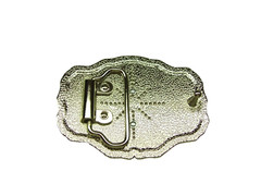 Belt Buckle Bull Steer Cowboy Western Rodeo 3.5&Prime; x 2.5&Prime; for 1.5&Prime; Belt Black
