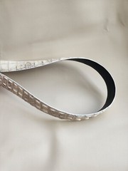 3.8CM White 100% Genuine,Real Leather Skin Mens Belt Pin Buckle-Customize