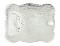 Praying Cowboy w/ Horse Cross Western Metal Belt Buckle