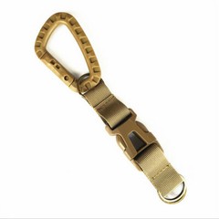 Tactical Keychain Molle Webbing Hook Belt Buckle Detachable Carabiner Key Rings